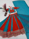 Pc 589 Pure Cotton Real Hand Work Navratri Lehenga Choli